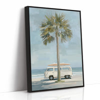 Coastal Wanderer Awaits Tide Change