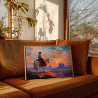 Sunset Paints A Cowboy's Prayer