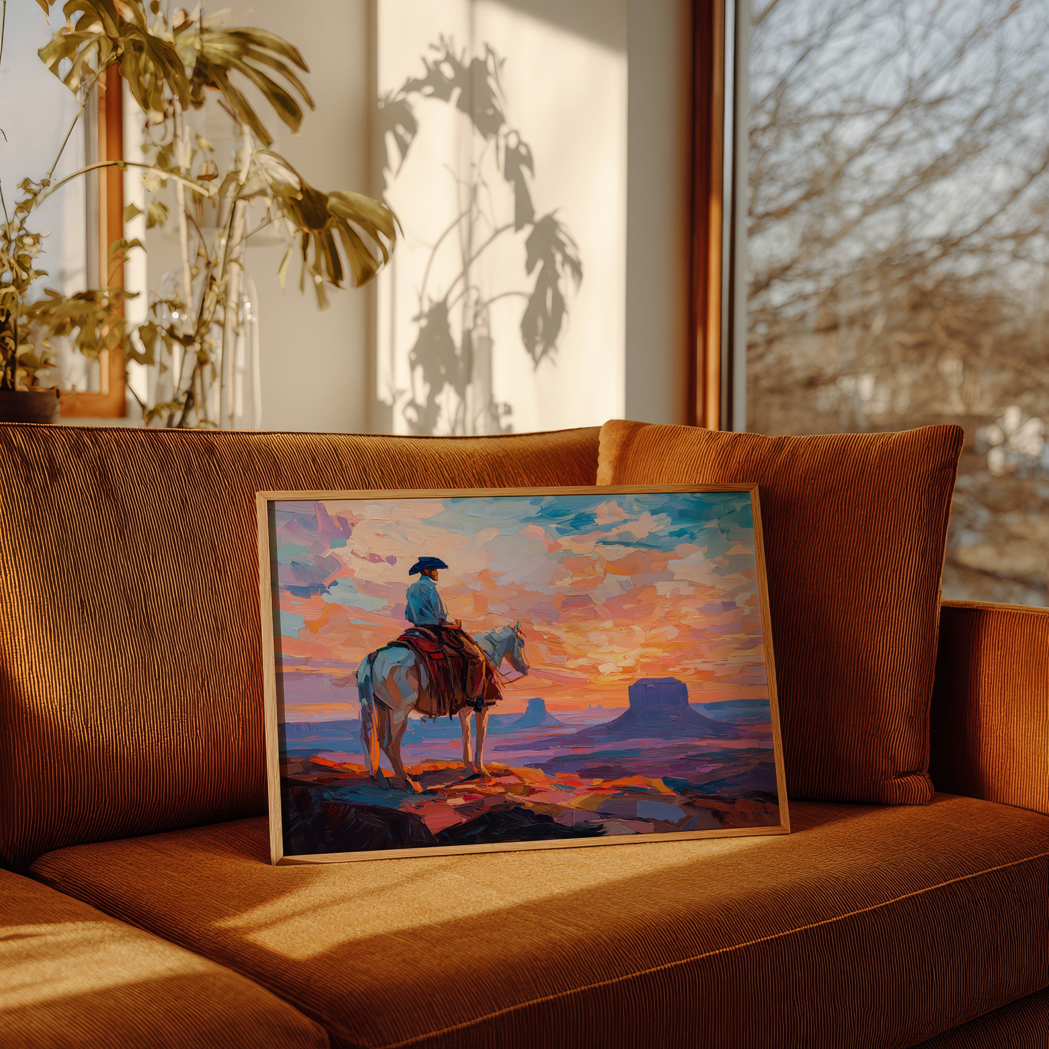 Sunset Paints A Cowboy's Prayer