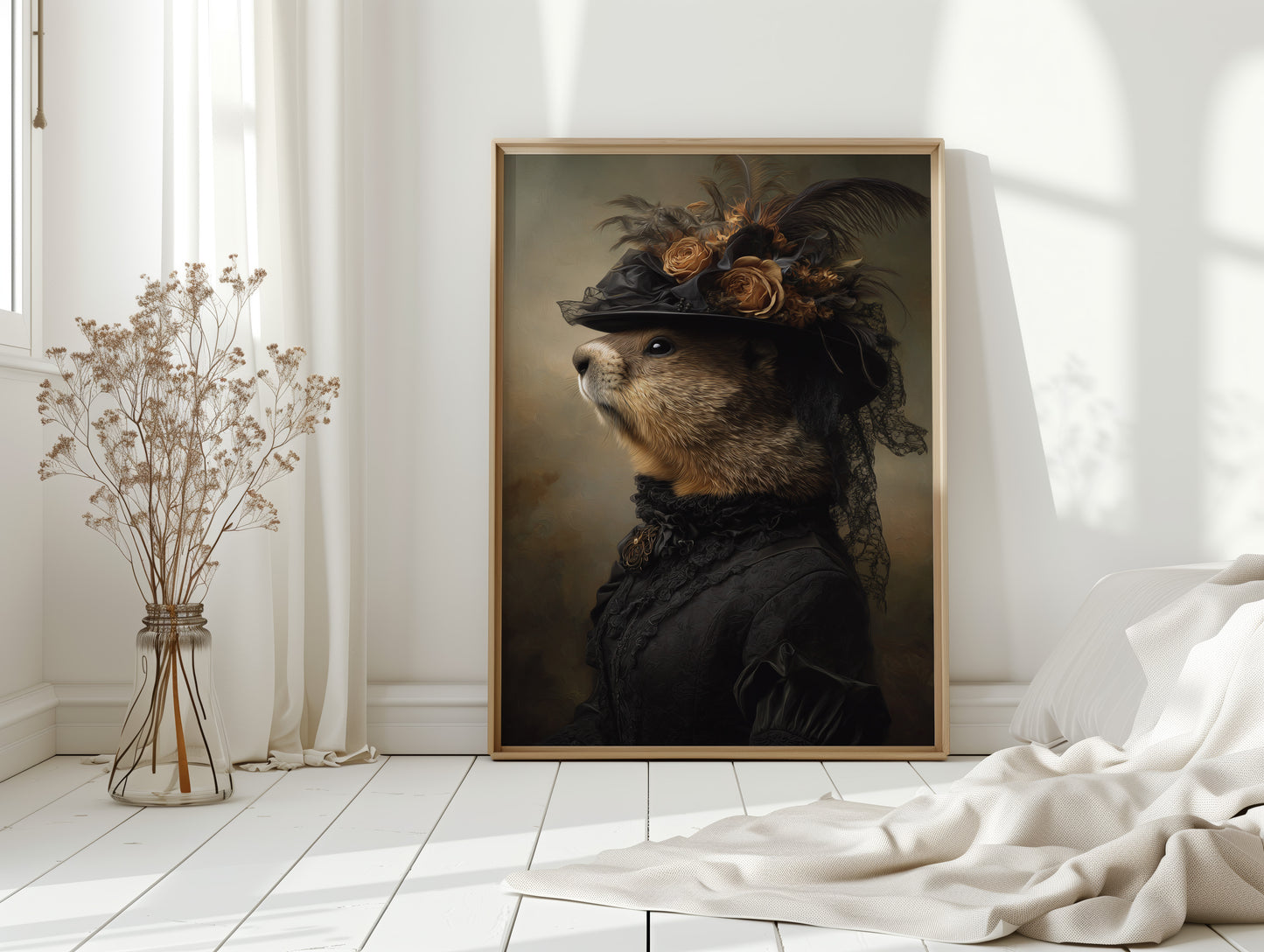 Elegance in Fur and Feathers