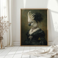 Elegant Feathers Worn Like a Crown