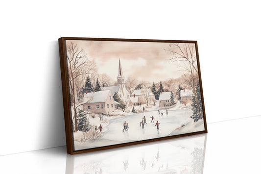 Winter's Dance On Village Ice