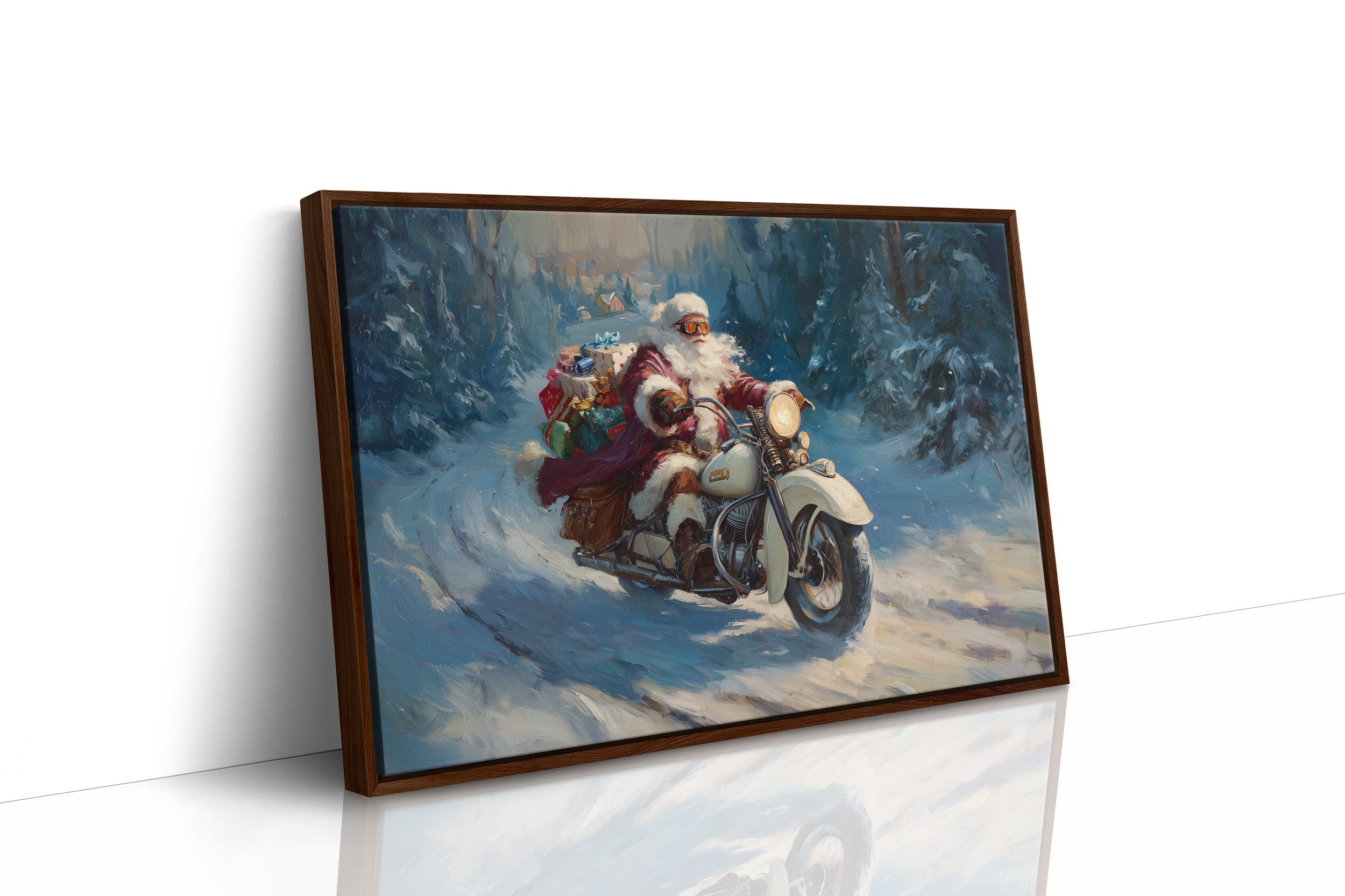 Midnight Rides Through Snowy Pines