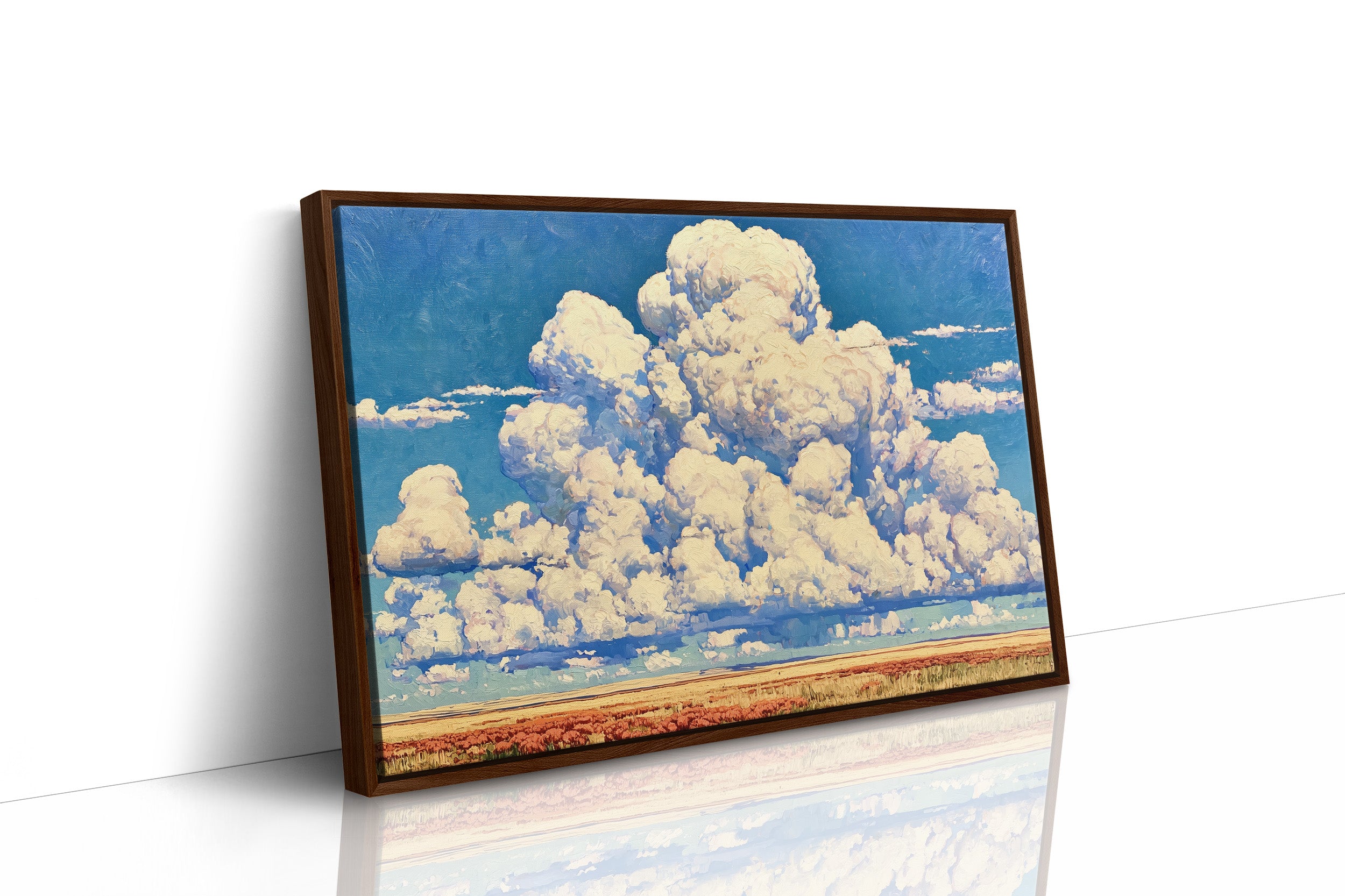 Thunderheads Over Amber Fields