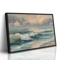 Turquoise Surf Meets Golden Sky