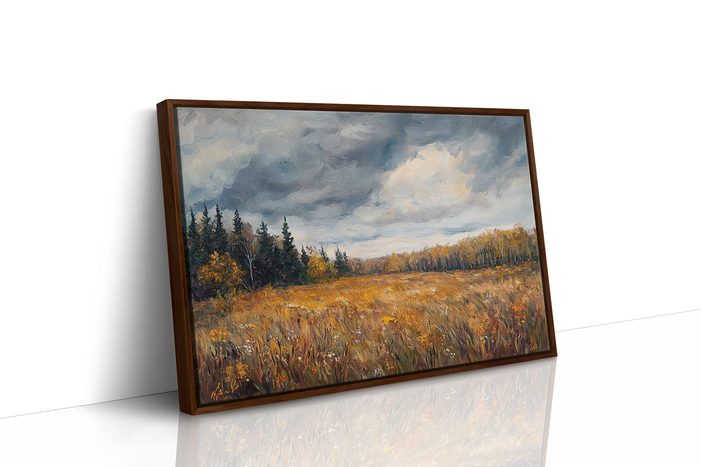 Autumn Prairie Holds Golden Hours