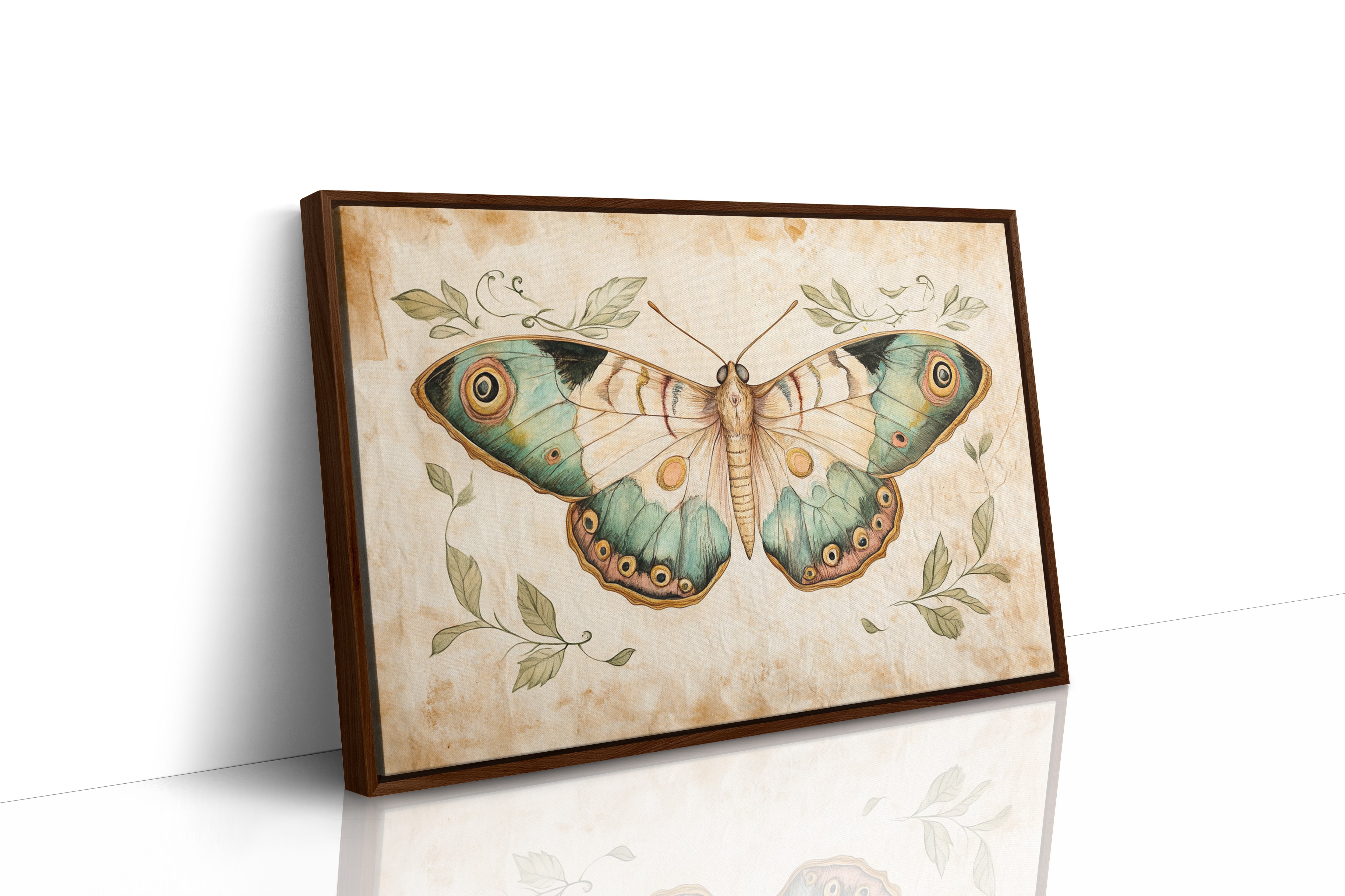 Aged Pages Hold Butterfly Tales