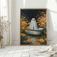 A Ghost Among Golden Petals