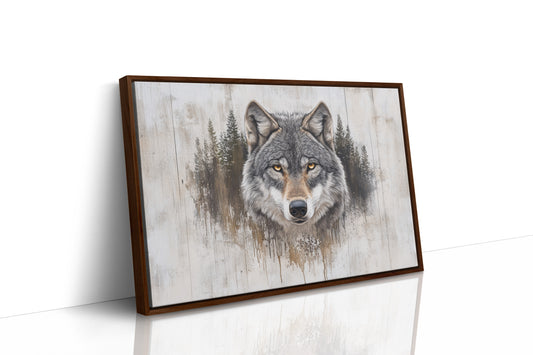 Ancient Forest Holds Wolf's Gaze
