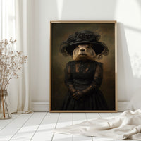 Elegant Rodent in Victorian Attire