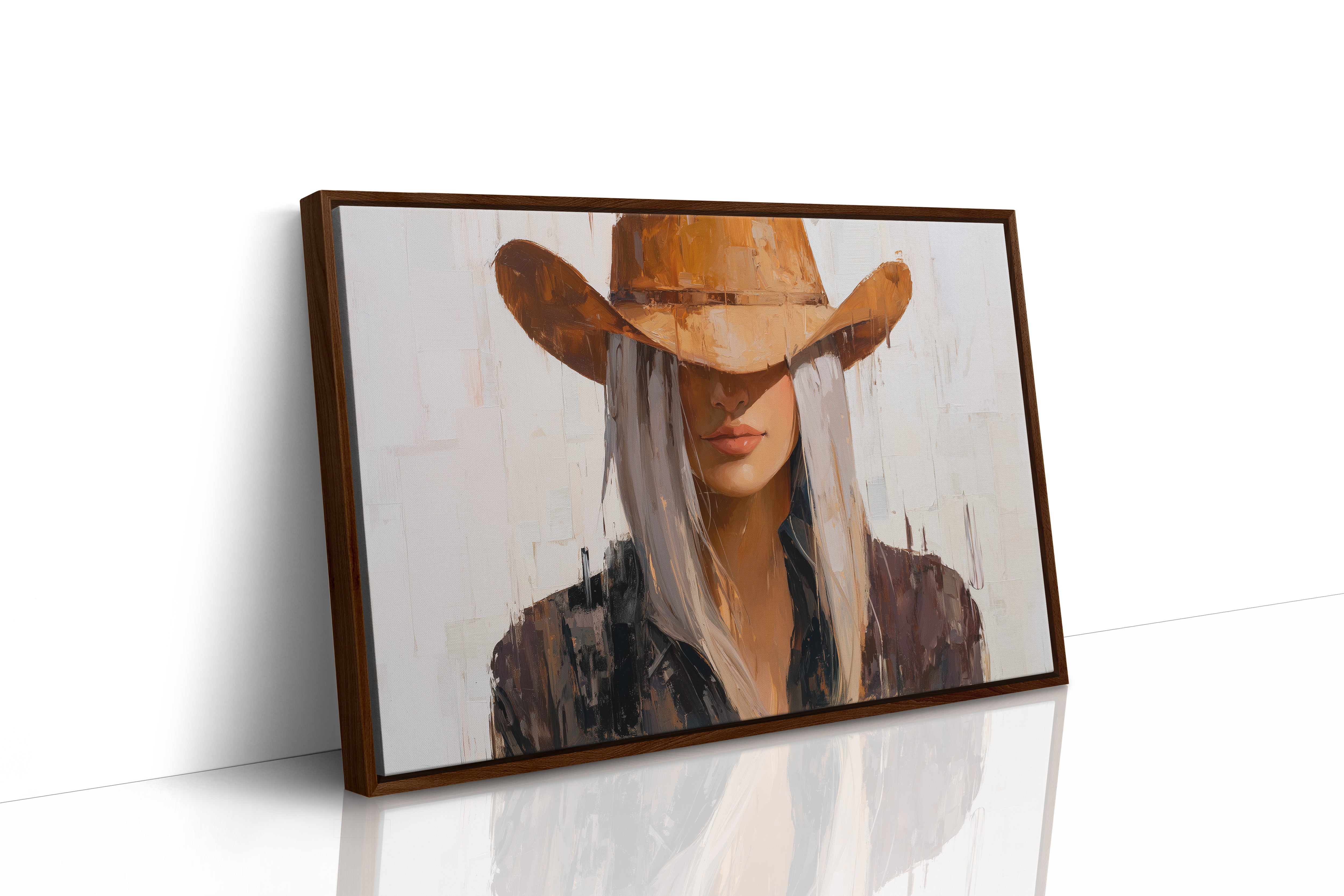 Western Shadows Cast in Palette Knife