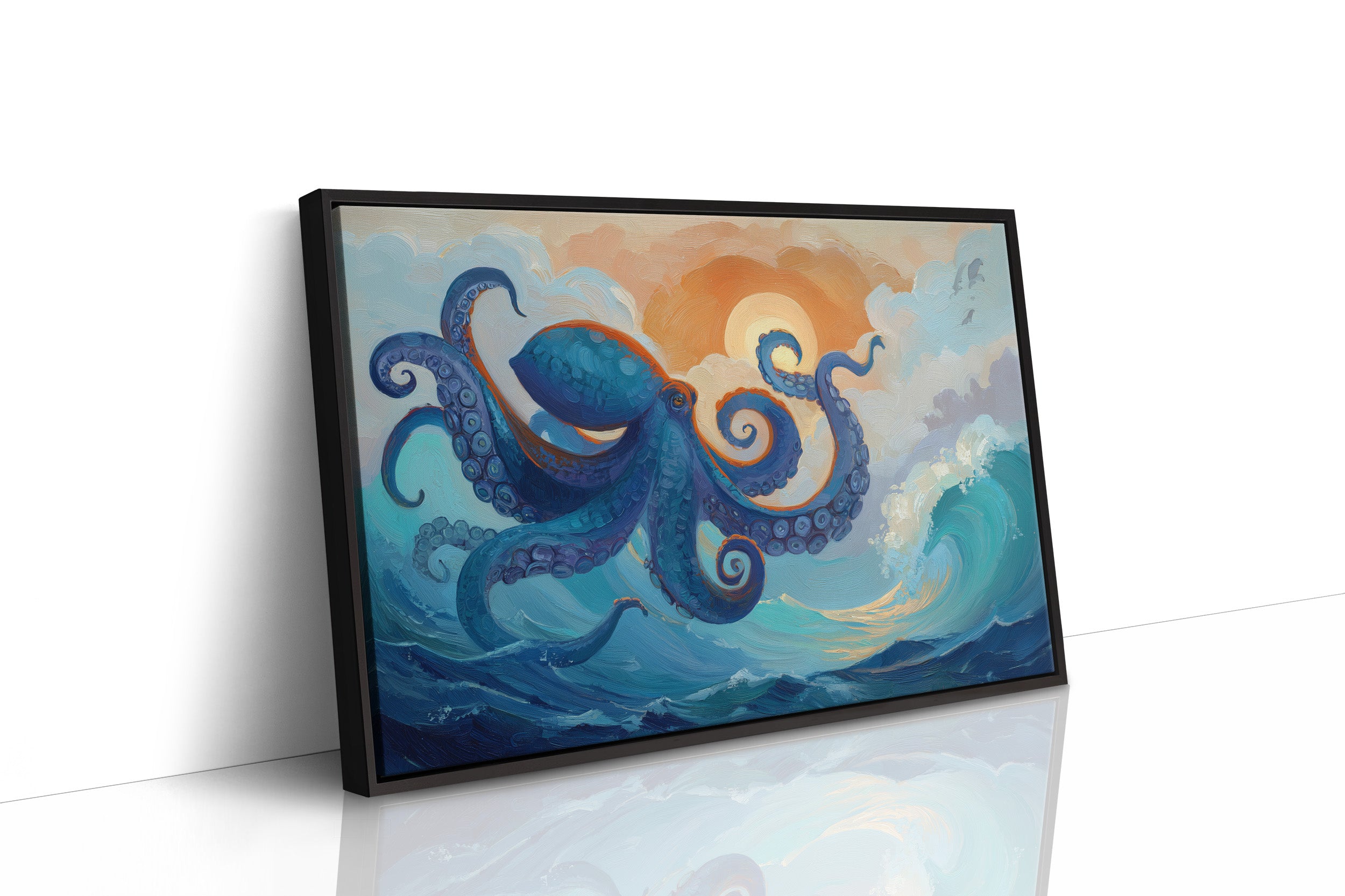 Ocean Dancer In Sunset Waves