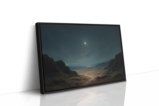 Celestial Guardian Watches Desert Canyon