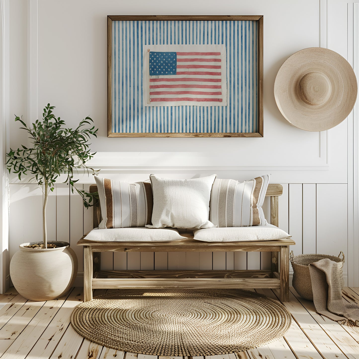 Stars Shine Between Summer Stripes