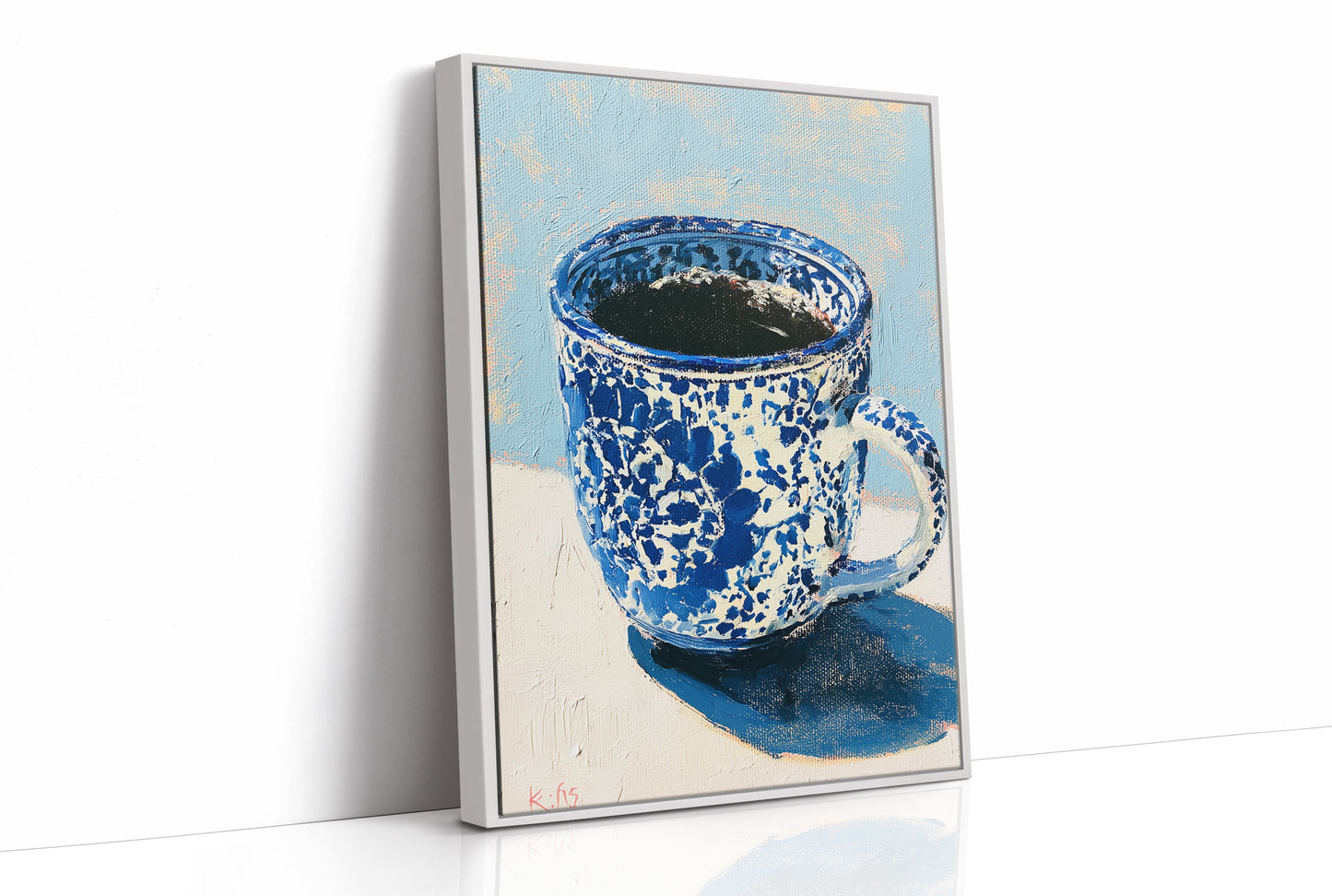Morning Brew in Blue Speckle