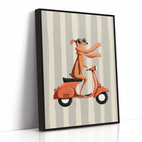 Cool Dog Riding Scooter