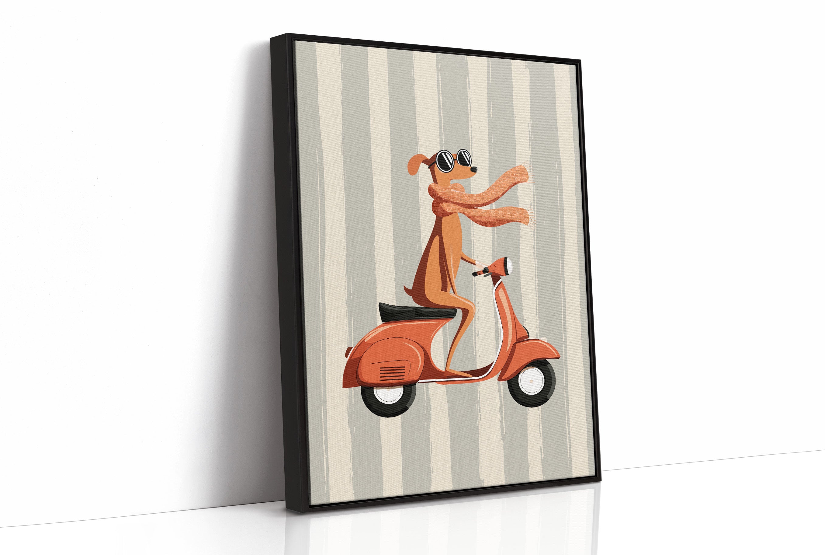 Cool Dog Riding Scooter
