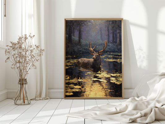 Serenity Amidst Golden Waters