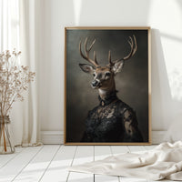 Regal Stag in Elegant Attire
