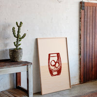 Burgundy Glass Holds Summer Secrets