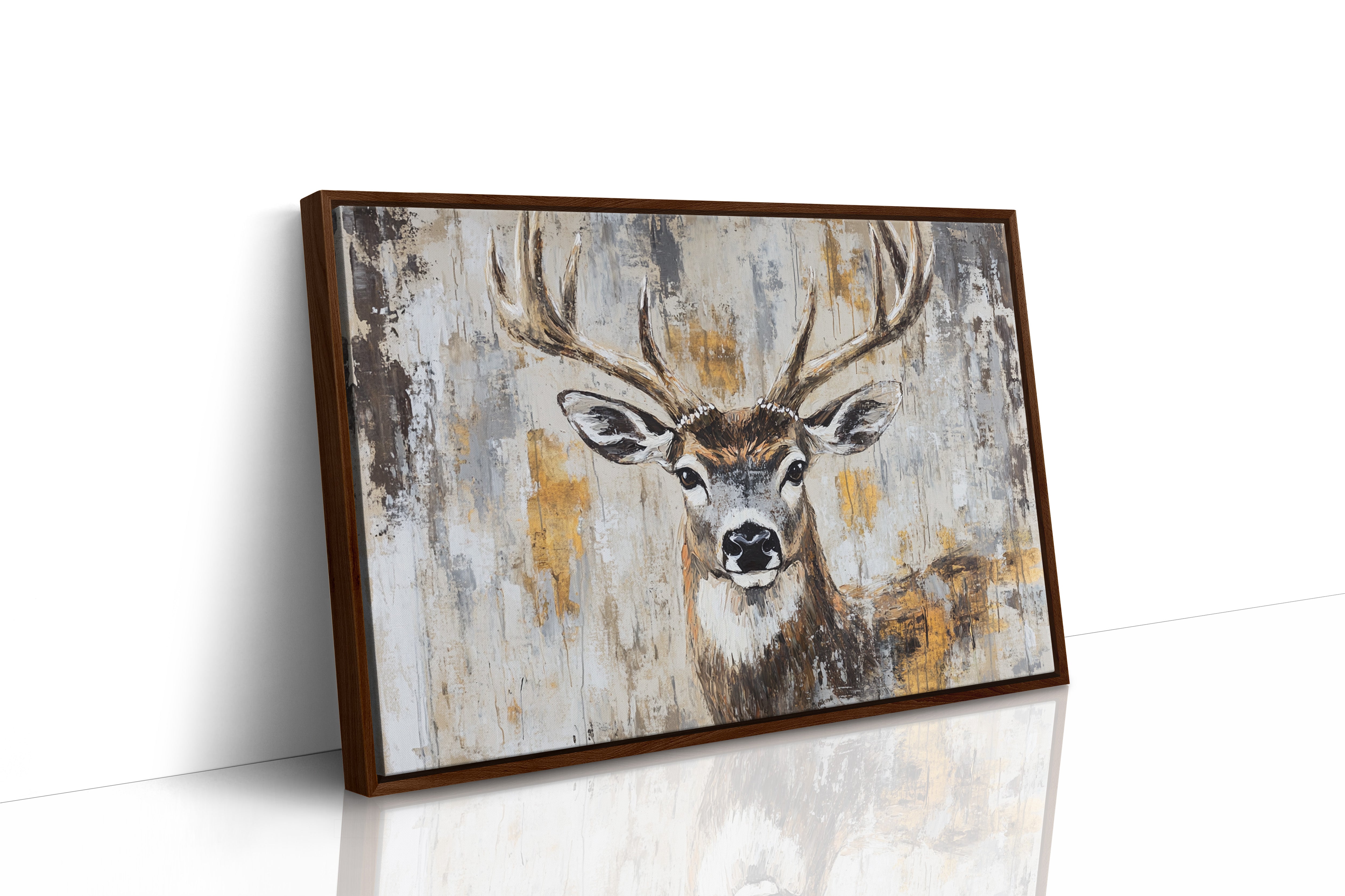 Noble Stag In Golden Light