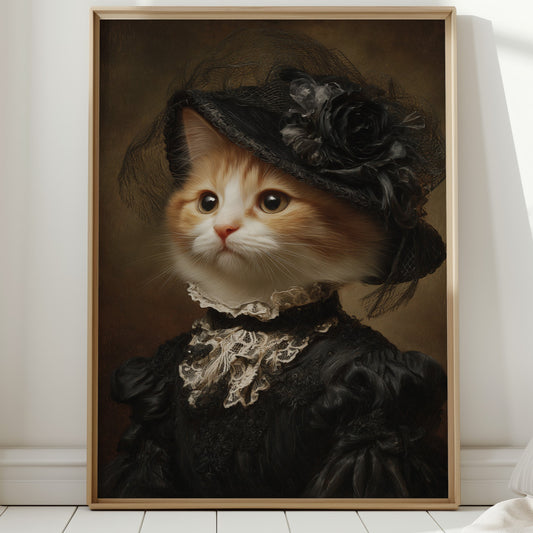 A Feline's Timeless Elegance