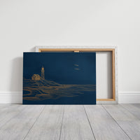 Coastal Beacon Awaits The Dawn