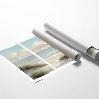 Where the Dunes Meet the Sea Triptych