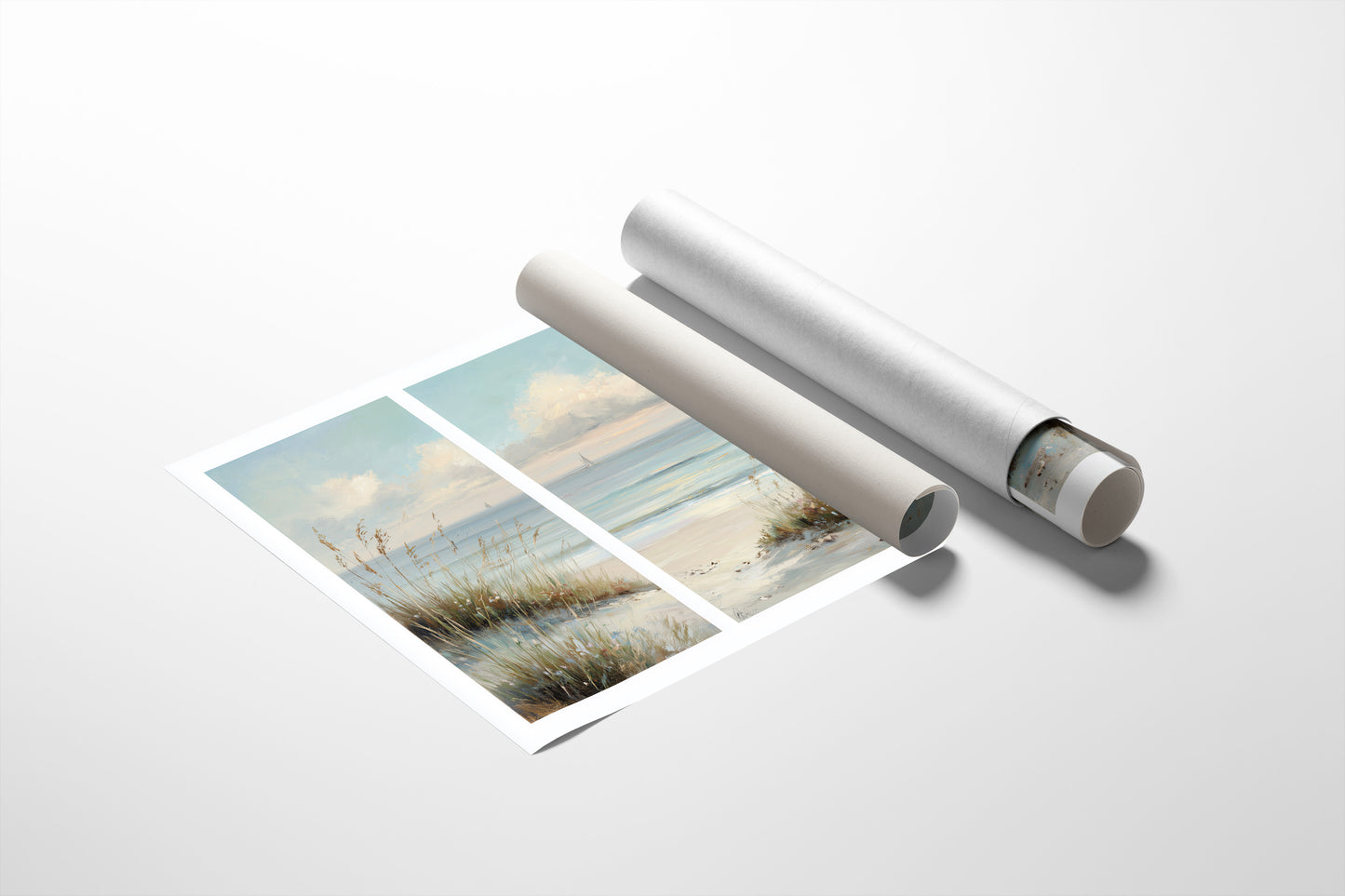 Where the Dunes Meet the Sea Triptych