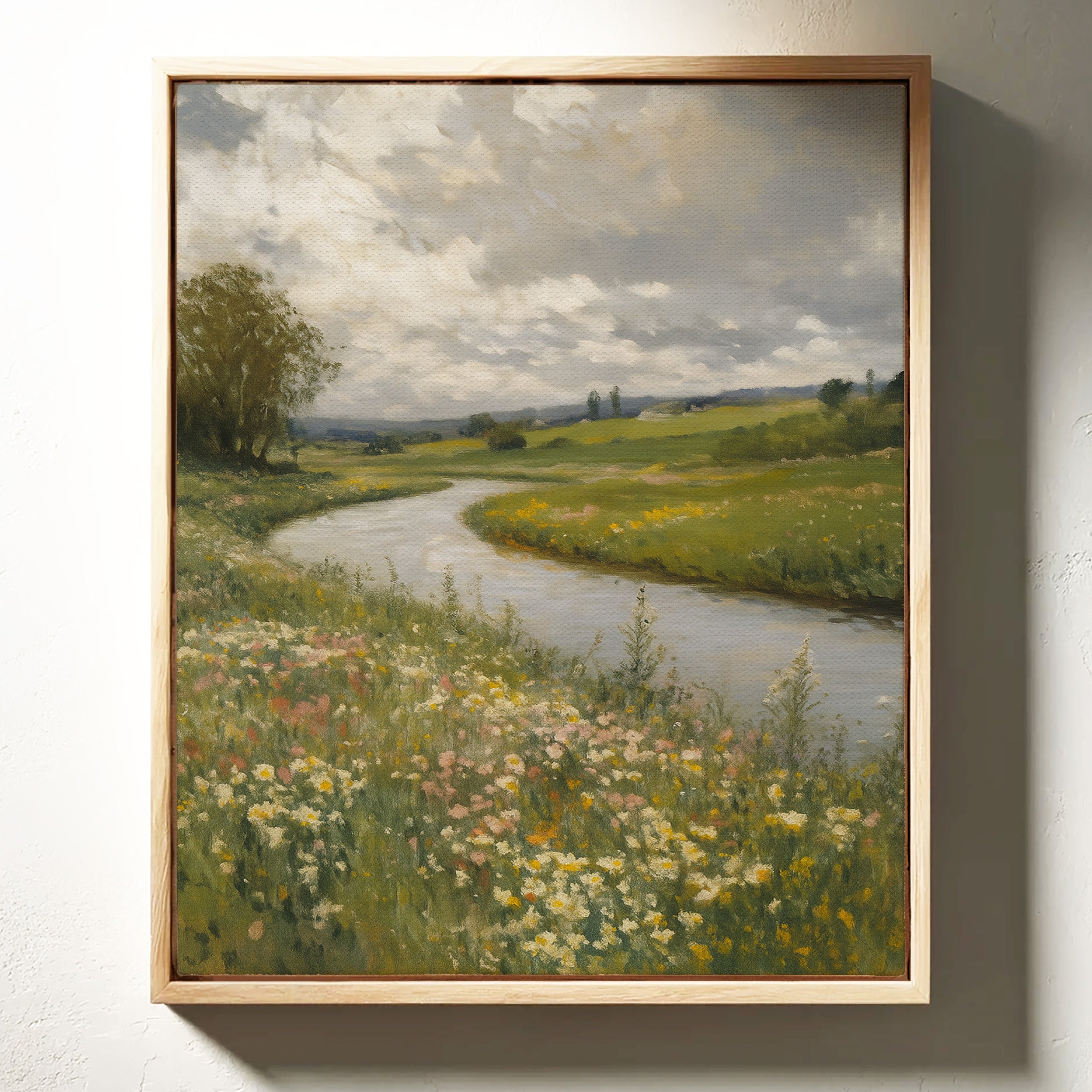 Wildflowers Along the Winding River