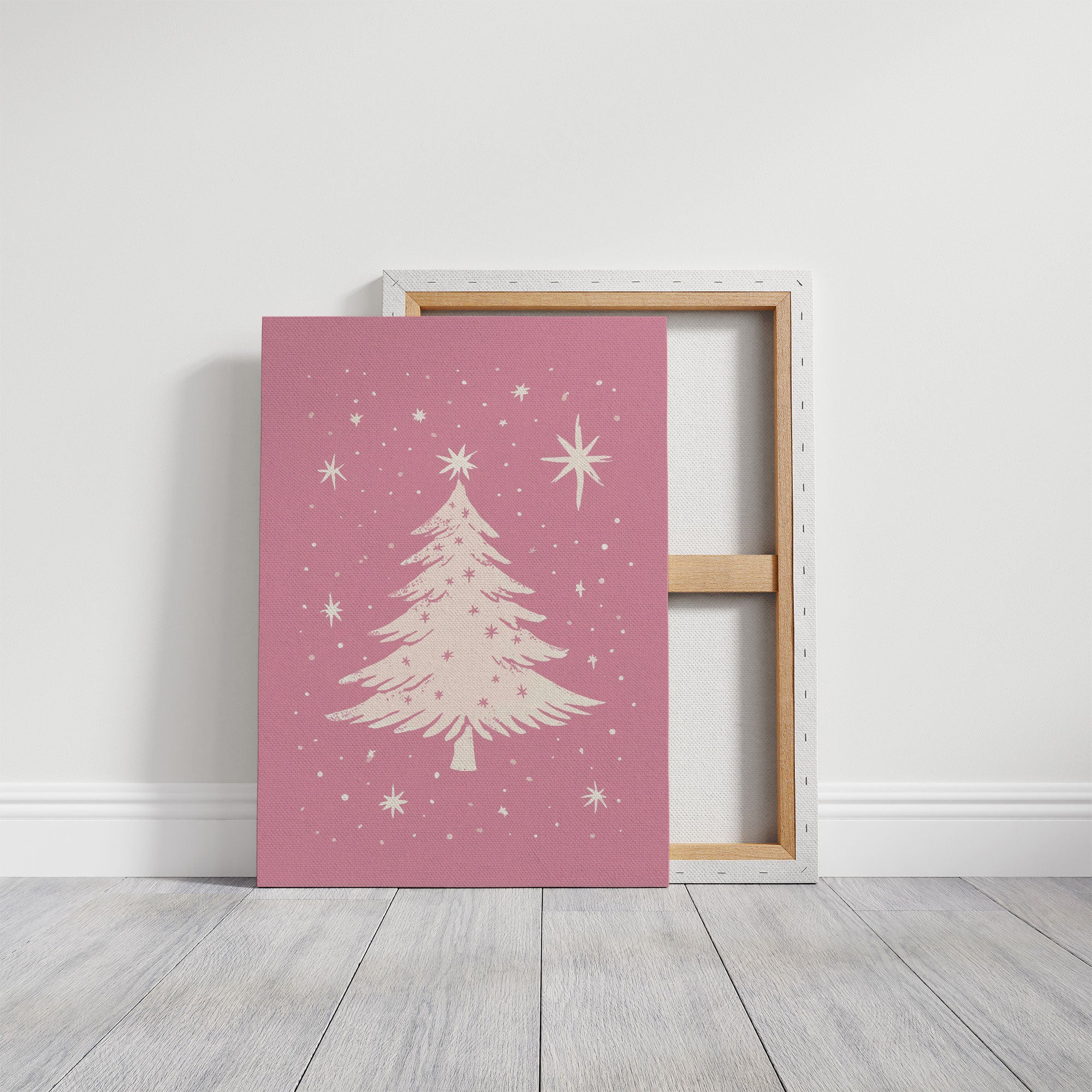 Snow Stars Dance On Rose Night