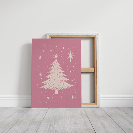 Snow Stars Dance On Rose Night