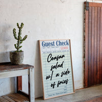 Diner Notes Write Kitchen Poetry
