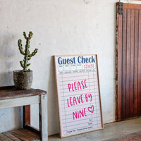 Message From The Kitchen Staff