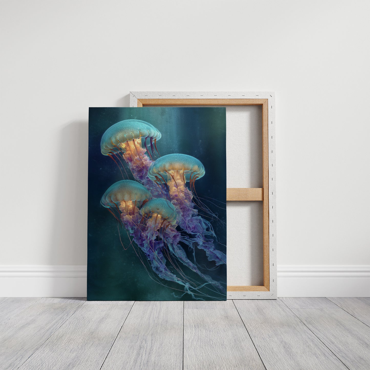 Ocean Ballet In Teal Depths