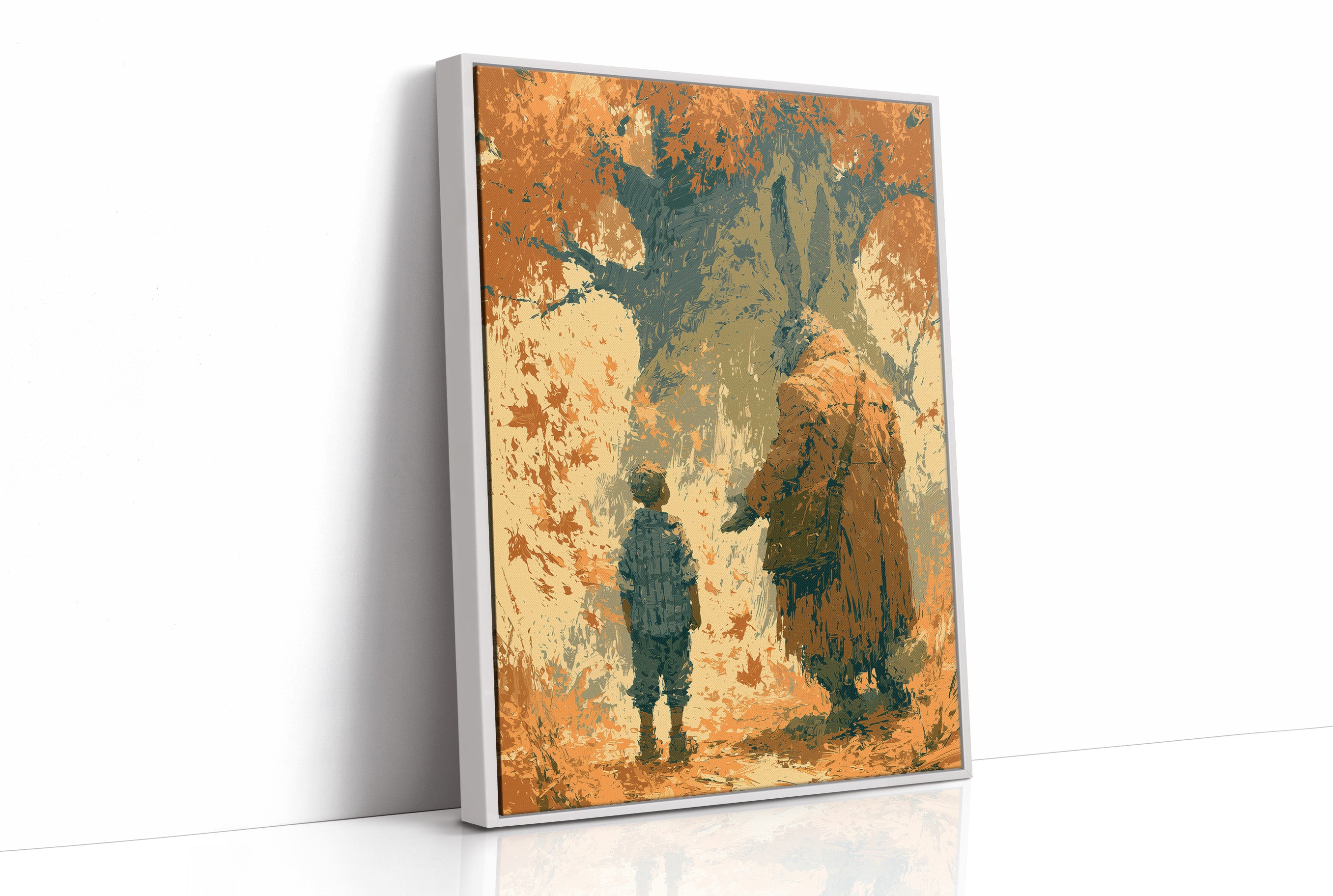 An Offered Hand, An Amber Wood