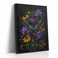 Swallowtail in the Iris Bed
