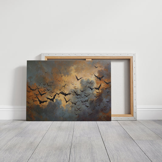Flight Beneath Fiery Skies