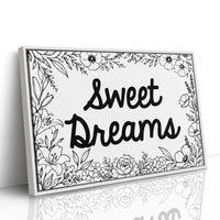 Sweet Dreams Botanical Line Art