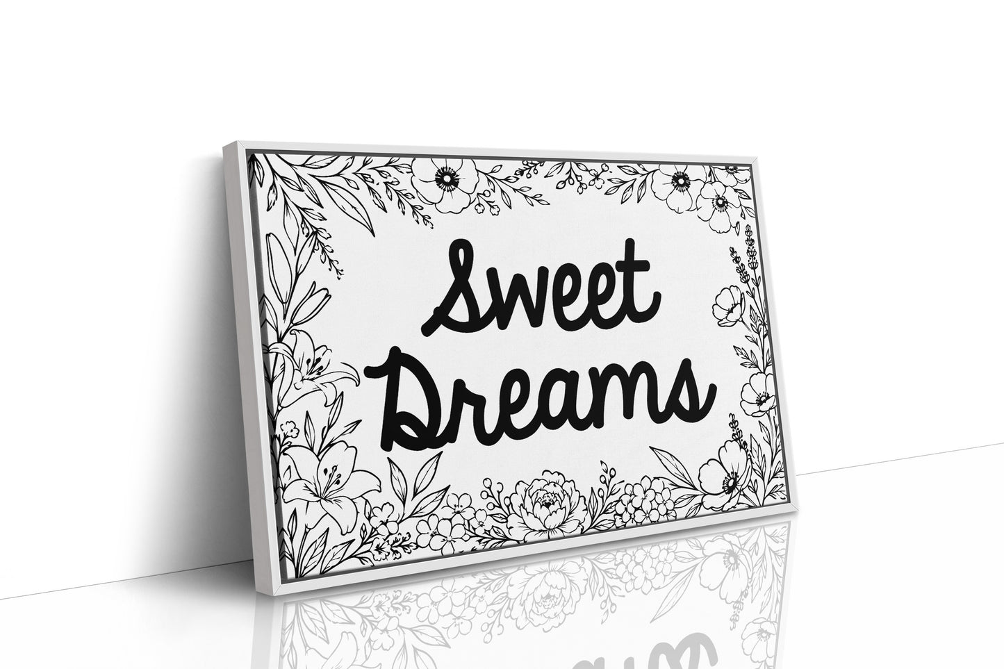 Sweet Dreams Botanical Line Art