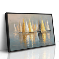 Golden Sails Dance At Dawn