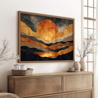 Mountains Hold The Copper Moon