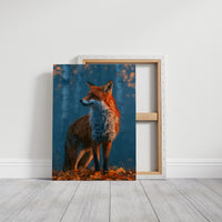 Fox in Frosted Amber Light