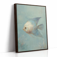 Pale Swimmer In Seafoam Currents
