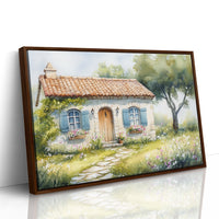 Summer Blooms By Cottage Door
