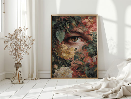 Where Eyes Meet Petals' Embrace