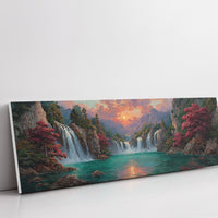 Sunset Over Cascading Eden