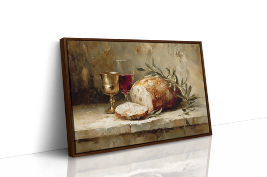 Bread And Wine Between Pages