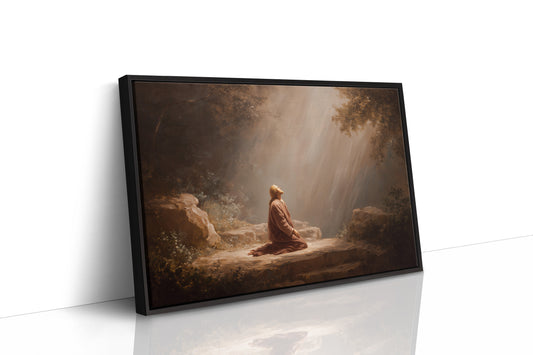 Divine Light Bathes Stone Sanctuary