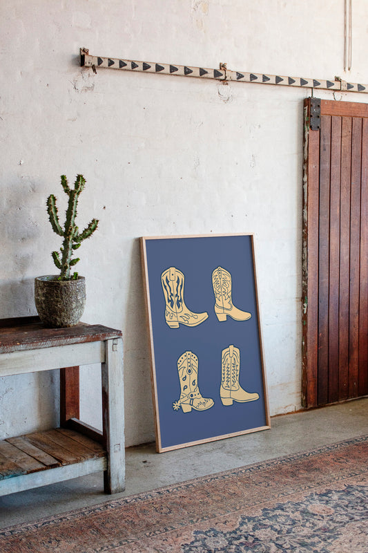 Boots Tell Tales Of Prairie Wind